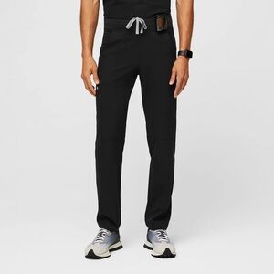 Figs Axim™ Cargo Scrub Pants Black Mens M Unisex Nurse Doctor Hospital READ